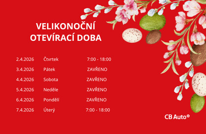 Velikonoční otevírací doba